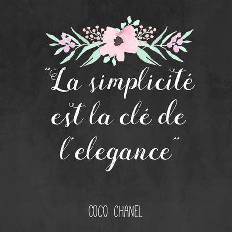 coco chanel quotes in french